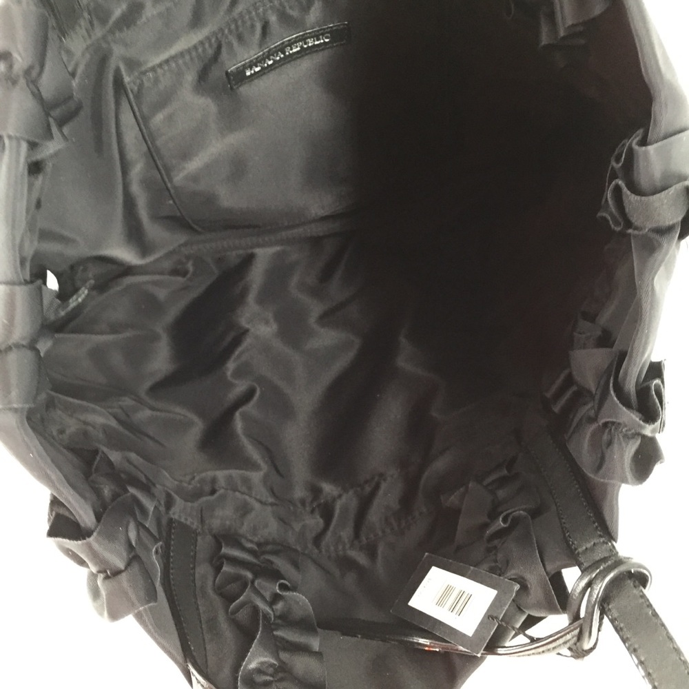 Banana Republic Black Ruffled Tote - Picture 7 of 7